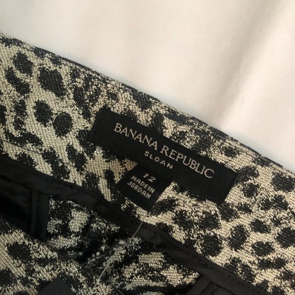 Banana Republic Leopard Print Pants - Picture 3 of 9